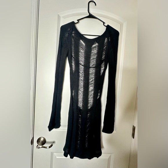 Vintage Y2K Shredded Mini Dress Jaded London Whimsigoth Witchy Fairyt | Size L - Picture 3 of 8